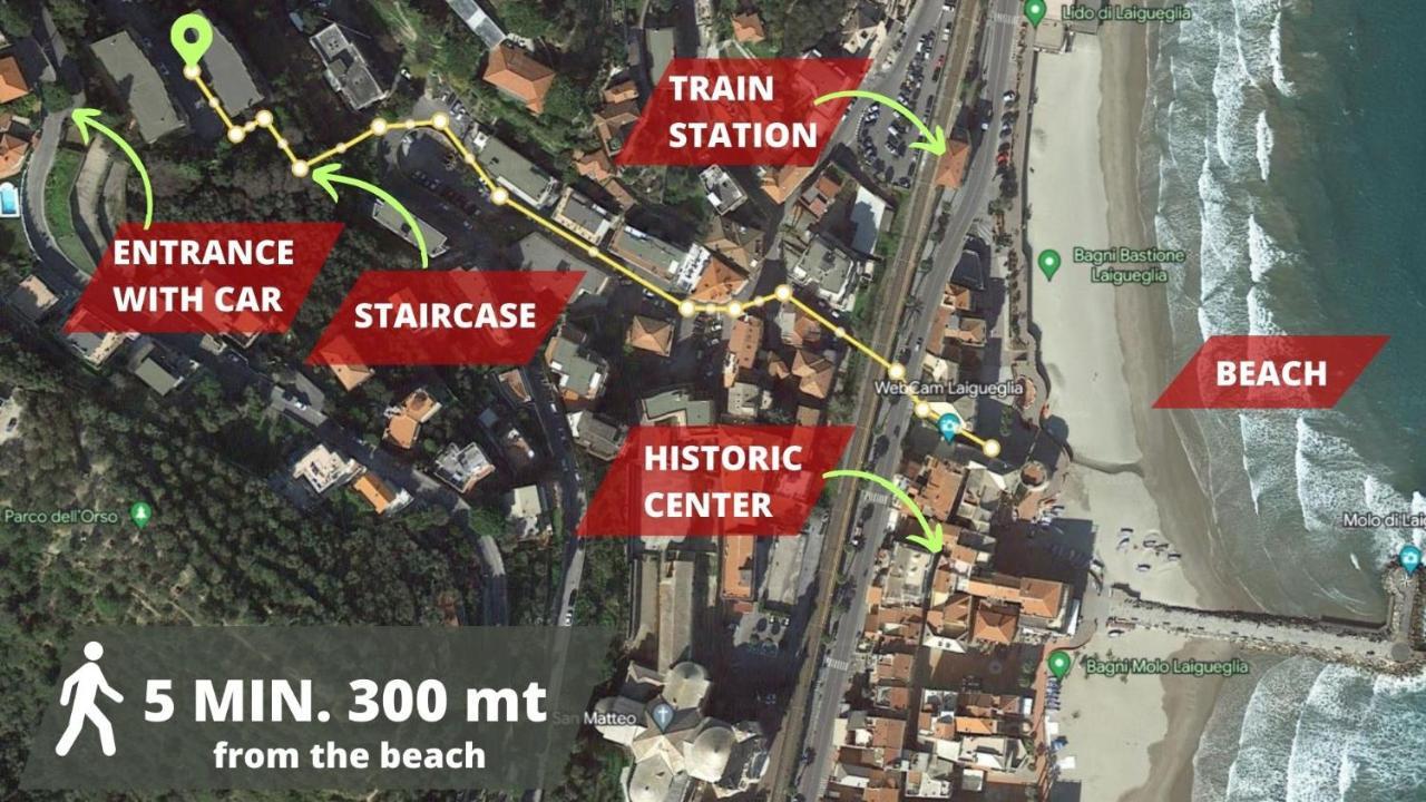 Vista Mare & 300Mt Da Spiaggia Con Freeparking E Ac Лайджелия Екстериор снимка